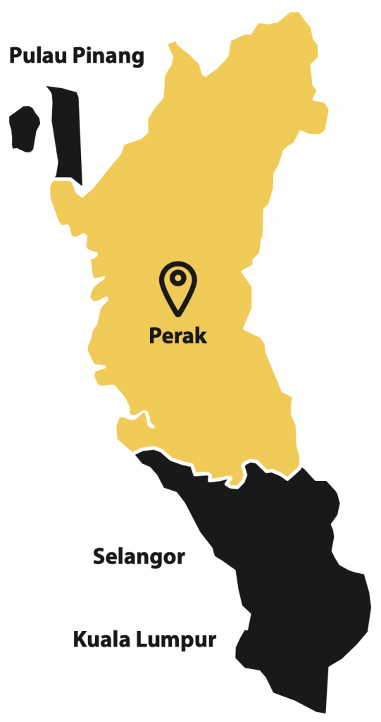 map of negeri perak darul ridzuan